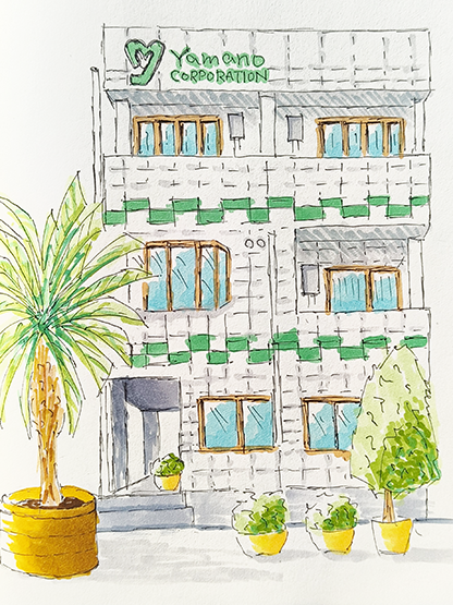 会社外観イラスト