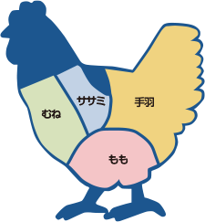 鶏肉部位